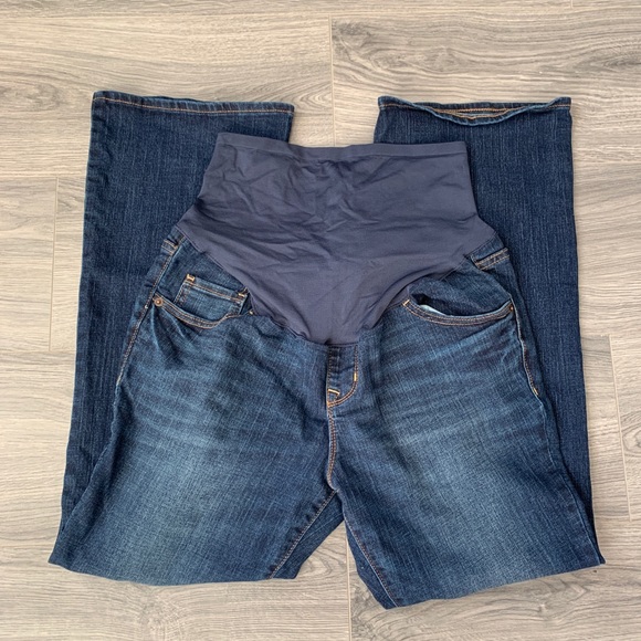 Old Navy Maternity Jeans w/full stretch panel, size 8 short - Picture 3 of 4